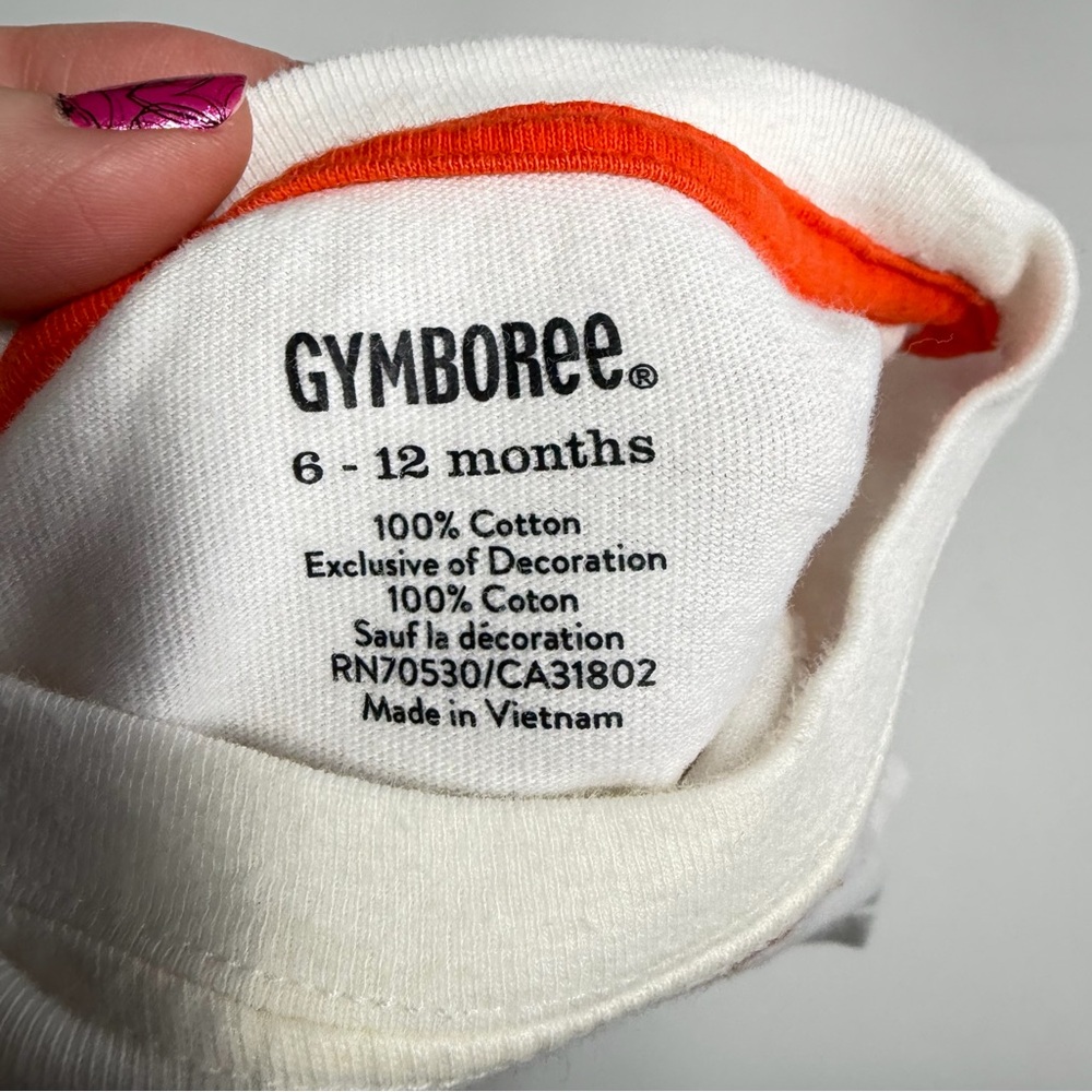 Bundle of Baby Boy’s T-shirts and Hoodie Sweatshirt Size 6-12 Months Gymboree - Picture 12 of 13